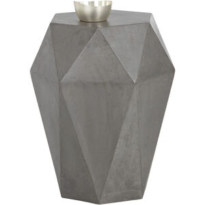 Constance 22 X 18 inch Grey Outdoor End Table